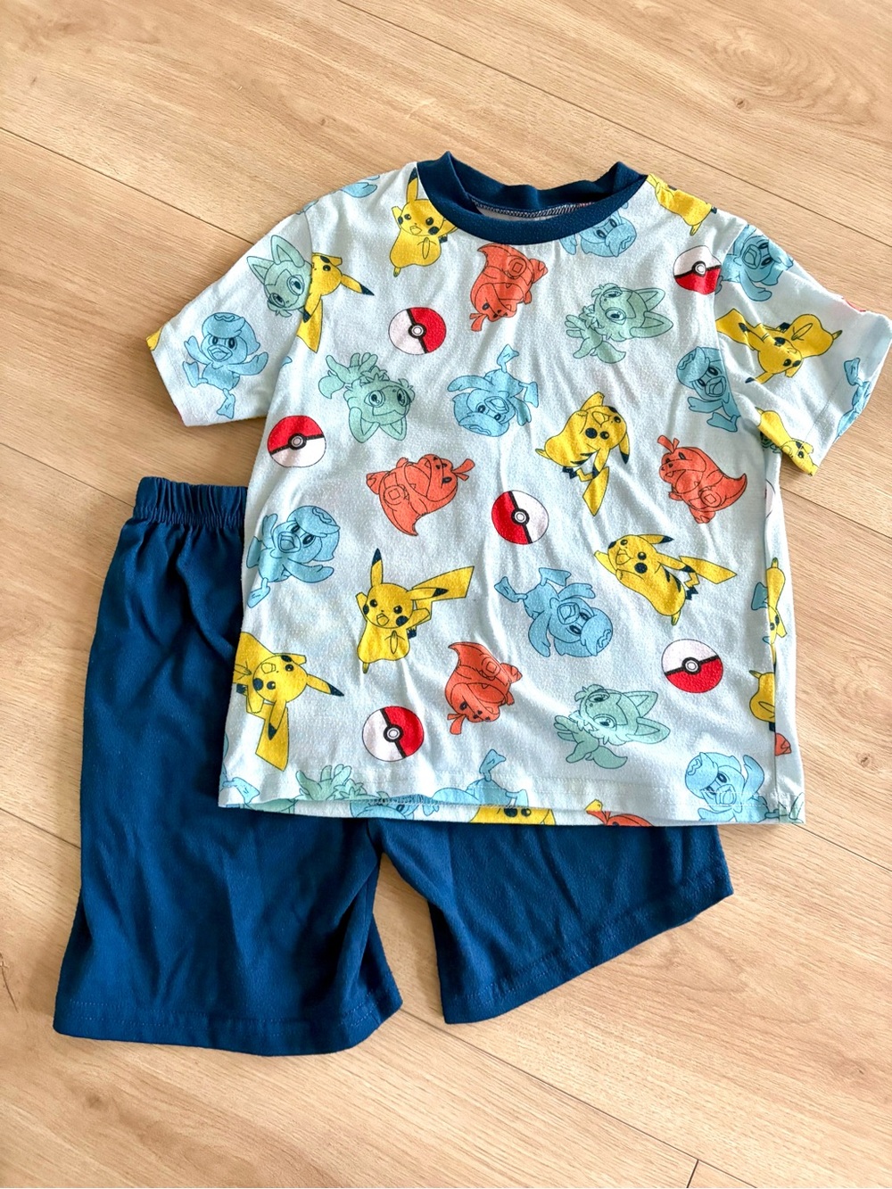 Short Sleeve Pikachu & Pokรฉmon Print Pajama Set - Kids Size 6